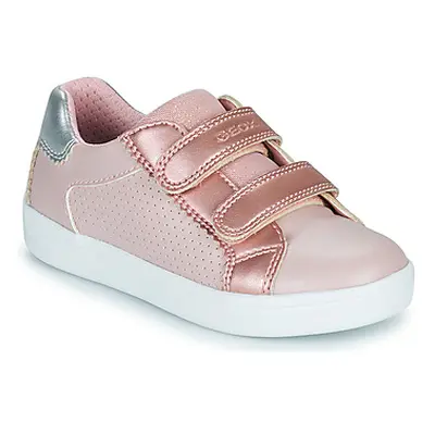 Geox J DJROCK GIRL D girls's Children's Shoes (Trainers) in Pink