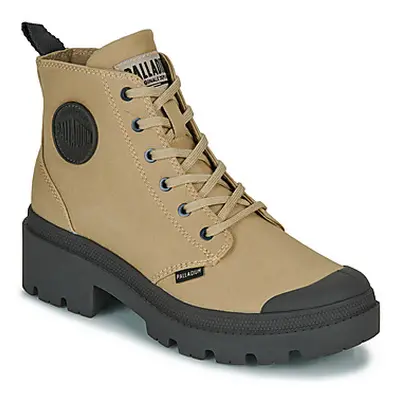 Palladium PALLABASE TWILL women's Mid Boots in Beige