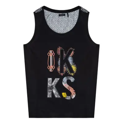 Ikks AJAKZ girls's Children's vest in Black