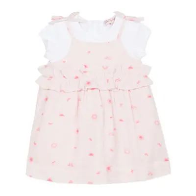 Lili Gaufrette NAZETTE girls's Children's dress in Pink