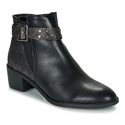 Moony Mood FLOURETTE women's Mid Boots in Black