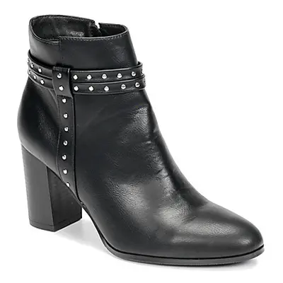 Moony Mood NINOU women's Low Ankle Boots in Black