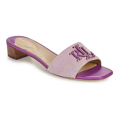 Lauren Ralph Lauren FAY LOGO-SANDALS-FLAT SANDAL women's Mules / Casual Shoes in Multicolour