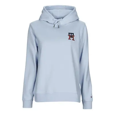 Tommy Hilfiger REG MONOGRAM EMB HOODIE women's Sweatshirt in Blue