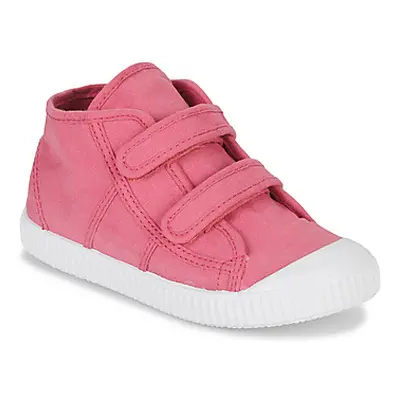 Victoria BOTIN TIRAS LONA TINT girls's Children's Shoes (High-top Trainers) in Pink