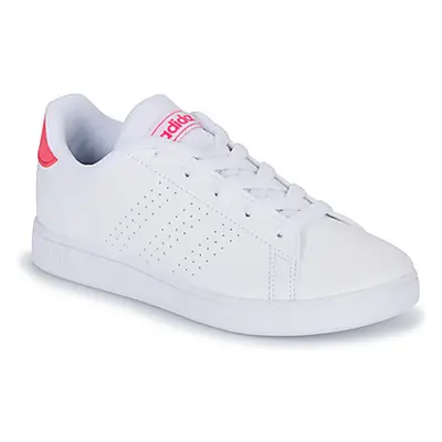 Adidas ADVANTAGE K girls's Children's Shoes (Trainers) in White