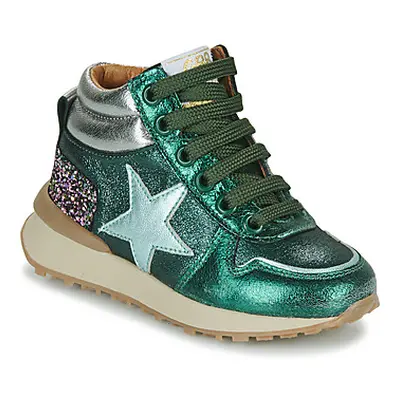 GBB ROGELLE girls's Children's Shoes (High-top Trainers) in Green