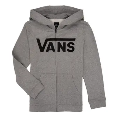 Vans BY VANS CLASSIC ZIP HOODIE boys's Children's sweatshirt in Grey