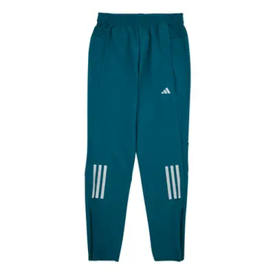 Adidas RUN WV PANTS girls's Children's Sportswear in Blue