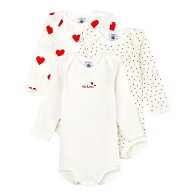 Petit Bateau A00BC-00 girls's Sleepsuits in White