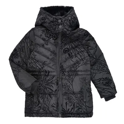 Desigual MOSELLE girls's Children's Jacket in Black