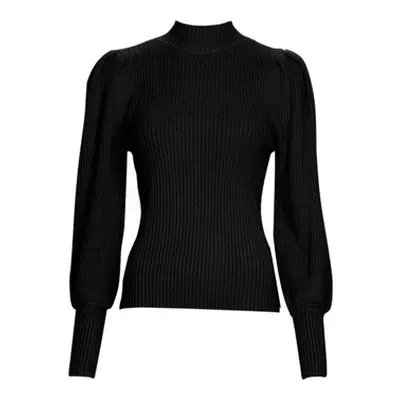 Only ONLKATIA L/S HIGHNECK PULLOVER KNT NOOS women's Sweater in Black