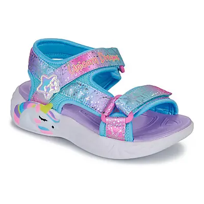 Skechers UNICORN DREAMS SANDAL girls's Children's Sandals in Blue