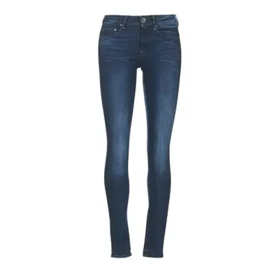 G-Star Raw MIDGE ZIP MID SKINNY women's in Blue