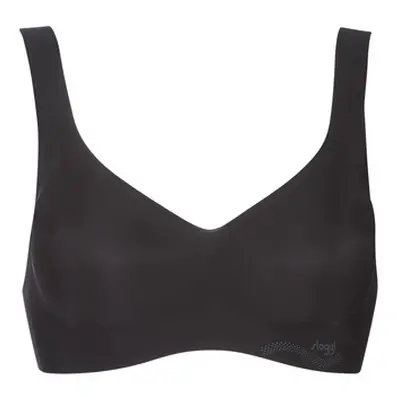 Sloggi ZERO FEEL women's Triangle bras and Bralettes in Black