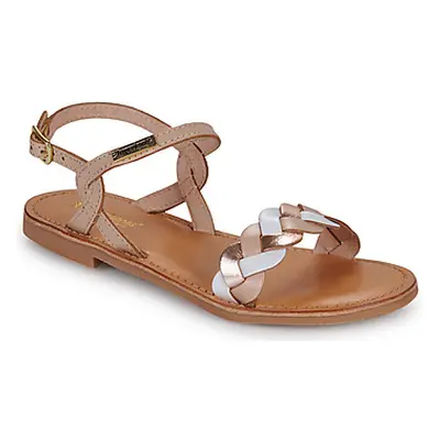 Les Tropéziennes par M Belarbi BONBON girls's Children's Sandals in Beige