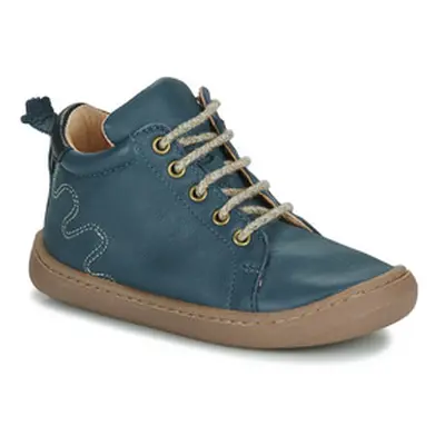 Easy Peasy MY FLEXOO LACET boys's Children's Shoes (High-top Trainers) in Blue