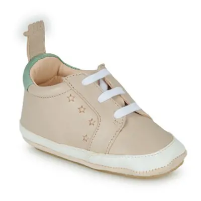 Easy Peasy MY BLUBLU BASKET LACET boys's Children's Shoes (Pumps / Plimsolls) in Beige