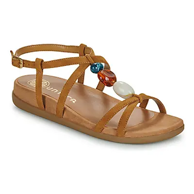 Unisa CUYEN women's Sandals in Brown