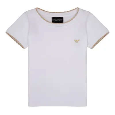 Emporio Armani Allan girls's Children's T shirt in White