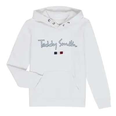 Teddy Smith SEVEN boys's Children's sweatshirt in White