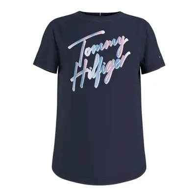 Tommy Hilfiger KG0KG05870-C87 girls's Children's T shirt in Blue