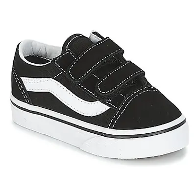 Vans OLD SKOOL V boys's Children's Shoes (Trainers) in Black