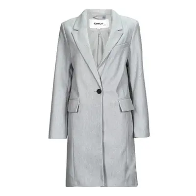 Only ONLNANCY LIFE COAT CC OTW women's Coat in Grey