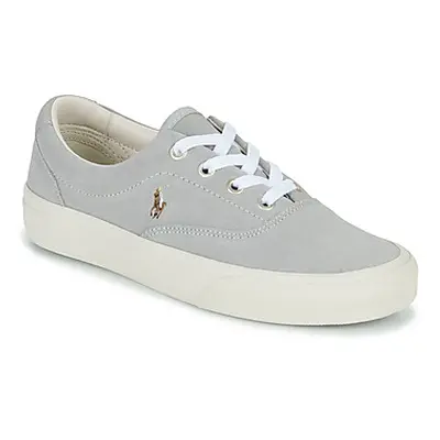 Polo Ralph Lauren KEATON-PONY-SNEAKERS-LOW TOP LACE women's Shoes (Trainers) in Grey