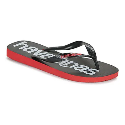 Havaianas TOP LOGOMANIA 2 men's Flip flops / Sandals (Shoes) in Red