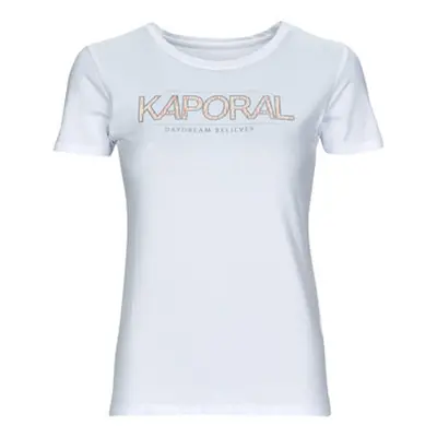 Kaporal JALL ESSENTIEL women's T shirt in White