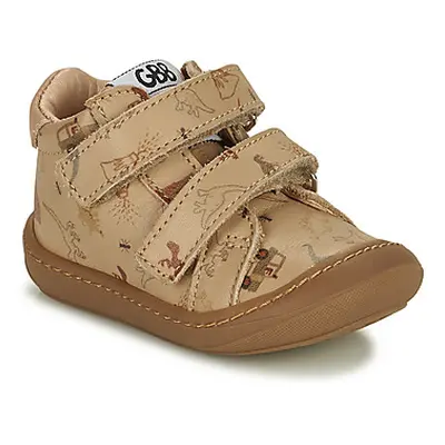 GBB ERINA boys's Children's Shoes (High-top Trainers) in Beige