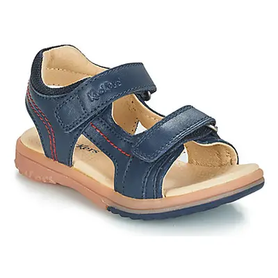 Kickers PLATINO boys's Children's Sandals in Blue