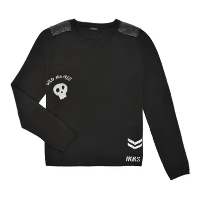 Ikks NAPLES girls's Children's sweater in Black