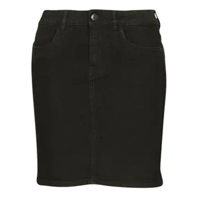 Vero Moda VMLUNA HR DENIM SKIRT MIX GA women's Skirt in Black