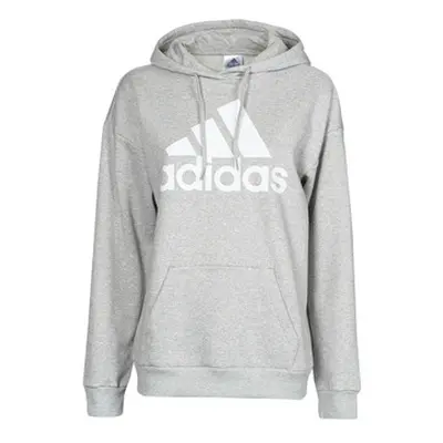 Adidas BL OV HOODED SWEAT women's Sweatshirt in Grey