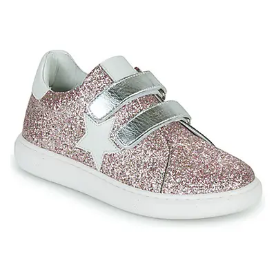 Citrouille et Compagnie ASTINE girls's Children's Shoes (Trainers) in Silver