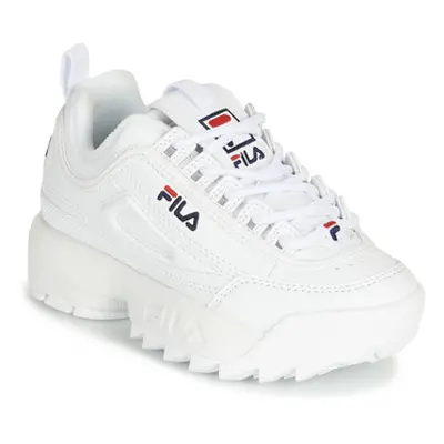 Fila DISRUPTOR KIDS boys's Children's Shoes (Trainers) in White