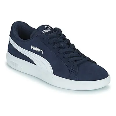 Puma SMASH JR boys's Children's Shoes (Trainers) in Blue