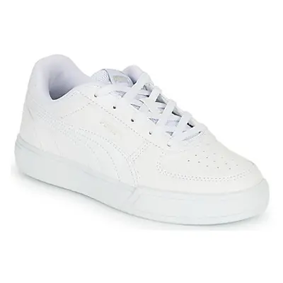 Puma Caven PS boys's Children's Shoes (Trainers) in White