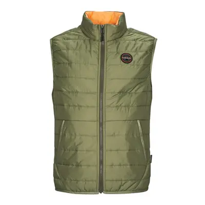 Napapijri ACALMAR VEST men's Jacket in Kaki