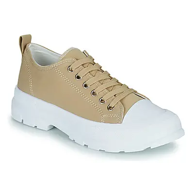 Moony Mood BONITA women's Shoes (Trainers) in Beige