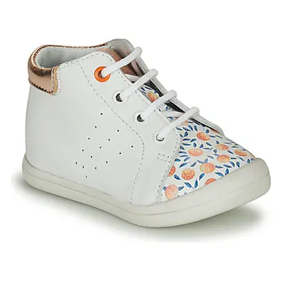 GBB NAHIA girls's Children's Shoes (High-top Trainers) in White