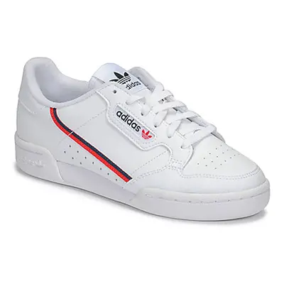 Adidas CONTINENTAL 80 J boys's Children's Shoes (Trainers) in White