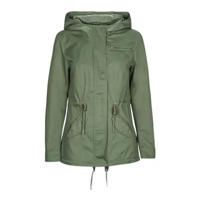 Only ONLLORCA 2023 CANVAS PARKA CC women's Parka in Green