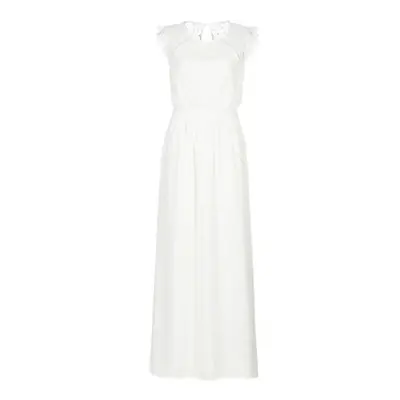 Betty London ILOVEYOU women's Long Dress in White