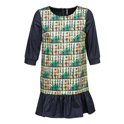 Naf Naf ECAPS women's Dress in Multicolour