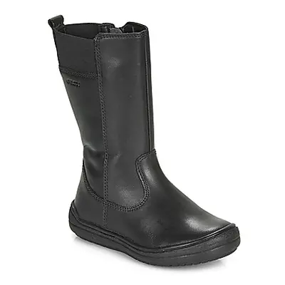 Geox J HADRIEL GIRL girls's Children's High Boots in Black