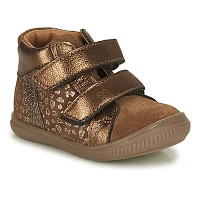 GBB JOYE girls's Children's Shoes (High-top Trainers) in Brown