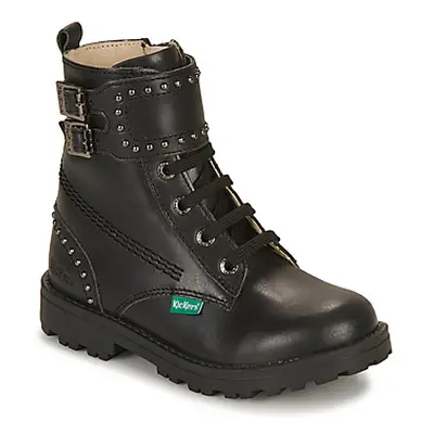 Kickers GROOROCK girls's Children's Mid Boots in Black